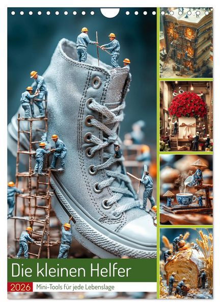 Die kleinen Helfer (Wandkalender 2026 DIN A4 hoch), CALVENDO Monatskalender