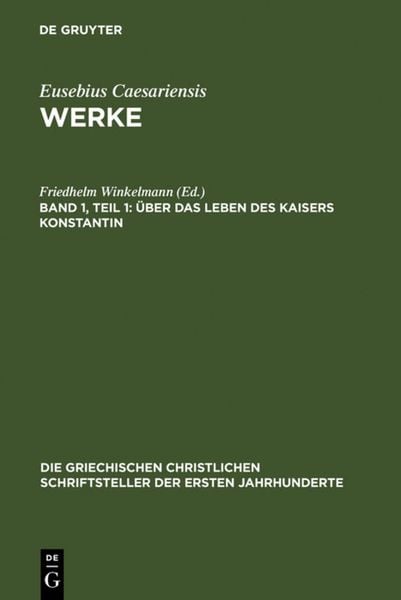 Produktbild: &Uuml;ber das Leben des Kaisers Konstantin