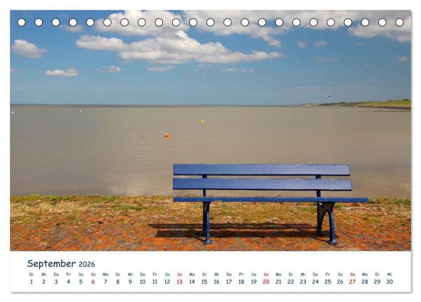 Produktbild: Butjadingen. Impressionen zwischen Jade und Nordsee (Tischkalender 2026 DIN A5 quer), CALVENDO Monatskalender