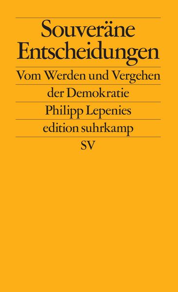 Produktbild: Souver&auml;ne Entscheidungen