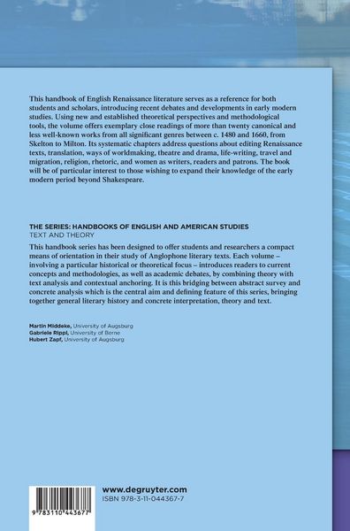 Produktbild: Handbook of English Renaissance Literature