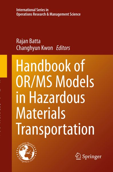 Produktbild: Handbook of OR/MS Models in Hazardous Materials Transportation