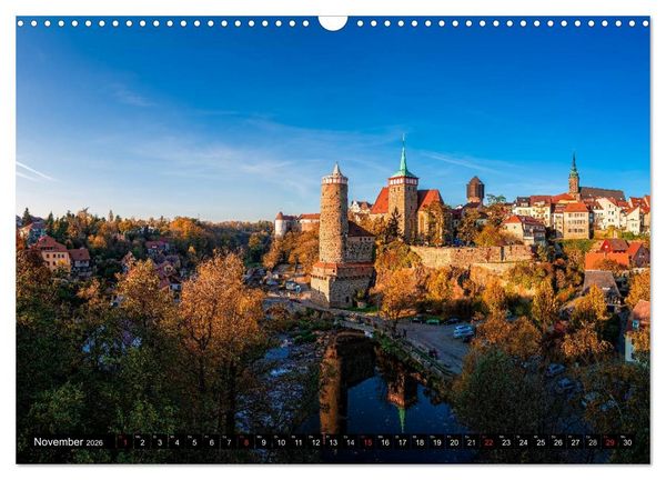 Produktbild: Sachsens Schl&ouml;sser (Wandkalender 2026 DIN A3 quer), CALVENDO Monatskalender