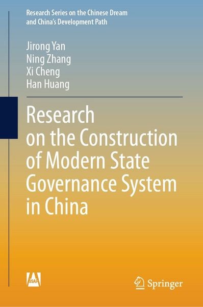 Produktbild: Research on the Construction of Modern State Governance System in China