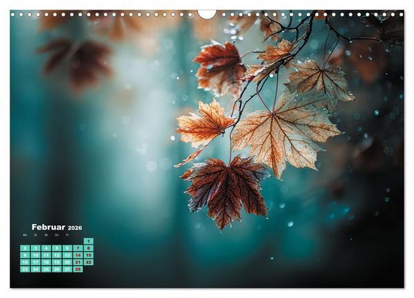 Produktbild: Herbstgefl&uuml;ster - Farben, die vom Wind erz&auml;hlen (Wandkalender 2026 DIN A3 quer), CALVENDO Monatskalender