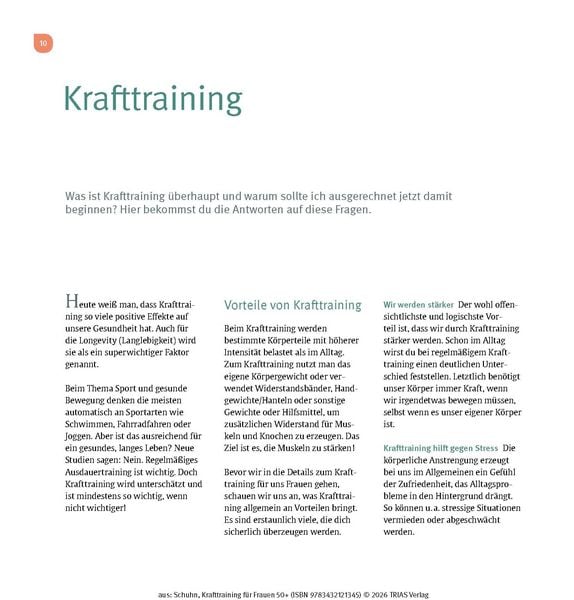 Produktbild: Krafttraining f&uuml;r Frauen 50+