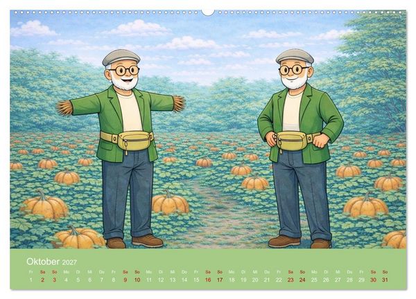 Produktbild: Opa Edition - Pragmatisch ans Werk (Wandkalender 2027 DIN A2 quer), CALVENDO Monatskalender