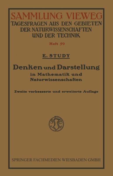 Produktbild: Denken und Darstellung in Mathematik und Naturwissenschaften