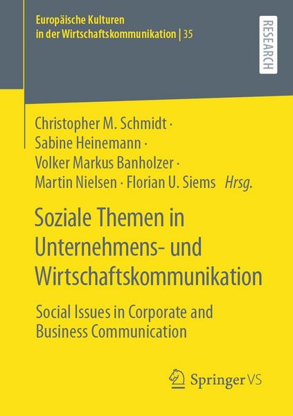 Produktbild: Soziale Themen in Unternehmens- und Wirtschaftskommunikation