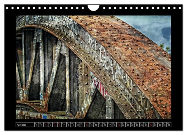 Produktbild: Industrie-Kunst 2026 (Wandkalender 2026 DIN A4 quer), CALVENDO Monatskalender