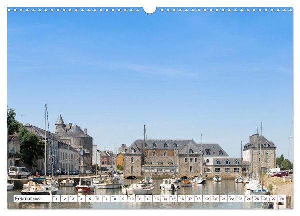Produktbild: Hausbooturlaub Frankreich - Bretagne (Wandkalender 2027 DIN A3 quer), CALVENDO Monatskalender
