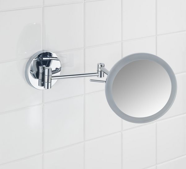 Produktbild: Power-Loc&reg; LED Wandspiegel Aura, Befestigen ohne bohren