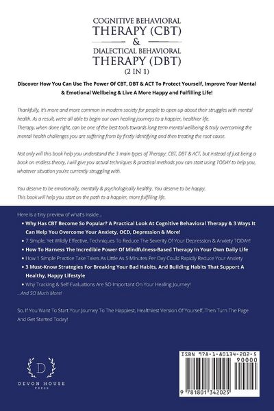 Produktbild: Cognitive Behavioral Therapy (CBT) & Dialectical Behavioral Therapy (DBT) (2 in 1)