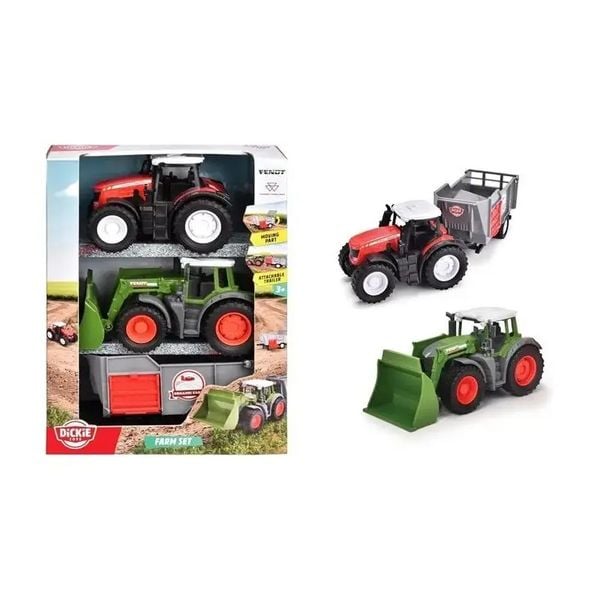 Produktbild: Dickie Toys Fendt Farm Set Fertigmodell Landwirtschafts Modell