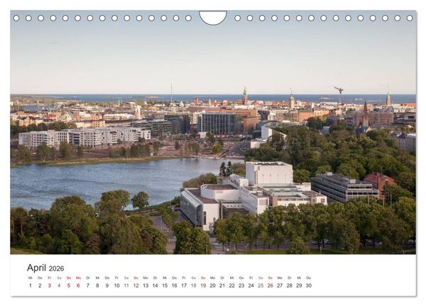 Produktbild: Helsinki - Hauptstadt am Finnischen Meerbusen (Wandkalender 2026 DIN A4 quer), CALVENDO Monatskalender