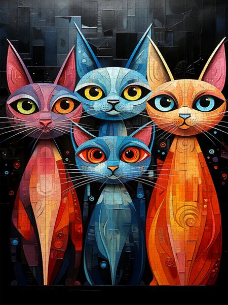 Produktbild: CALVENDO Puzzle Ein Motiv aus dem Kalender Abstrakt Bunt | 2000 Teile Lege-Gr&ouml;&szlig;e 90x67cm Foto-Puzzle f&uuml;r gl&uuml;ckliche Stunden