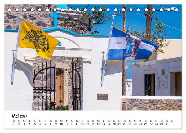 Produktbild: Kos 2027 (Tischkalender 2027 DIN A5 quer), CALVENDO Monatskalender