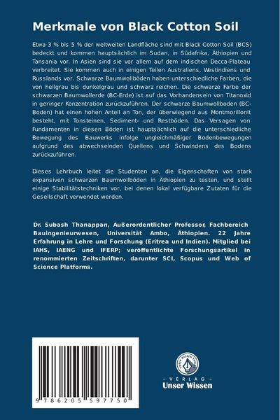 Produktbild: Merkmale von Black Cotton Soil