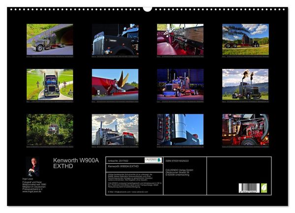 Produktbild: Kenworth W900A EXTHD (Wandkalender 2026 DIN A2 quer), CALVENDO Monatskalender