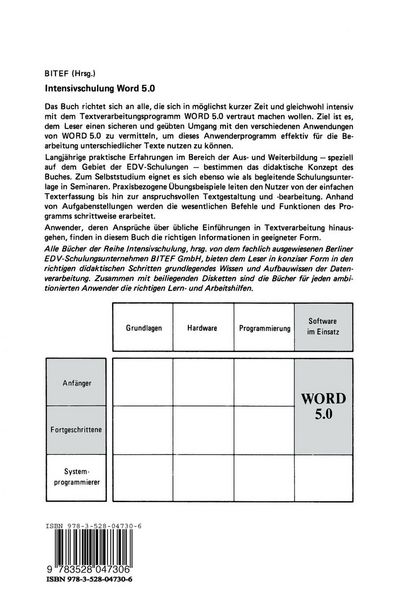 Produktbild: Intensivschulung Word 5.0