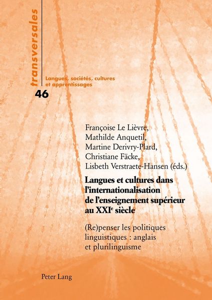 Produktbild: Langues et cultures dans l'internationalisation de l'enseignement sup&eacute;rieur au XXIe si&egrave;cle