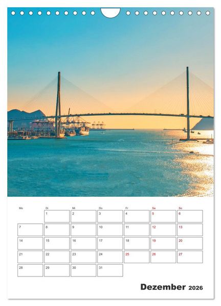 Produktbild: Busan - Reiseplaner (Wandkalender 2026 DIN A4 hoch), CALVENDO Monatskalender