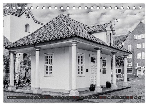 Produktbild: Ein Blick auf Neustadt am R&uuml;benberge (Tischkalender 2026 DIN A5 quer), CALVENDO Monatskalender