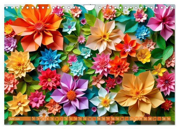 Produktbild: Origami-Formen (Wandkalender 2026 DIN A4 quer), CALVENDO Monatskalender