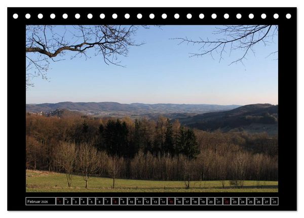 Produktbild: Odenwald - Landschaft sehen (Tischkalender 2026 DIN A5 quer), CALVENDO Monatskalender