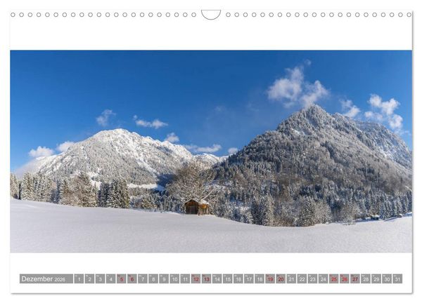 Produktbild: Oberallg&auml;u Panorama (Wandkalender 2026 DIN A3 quer), CALVENDO Monatskalender