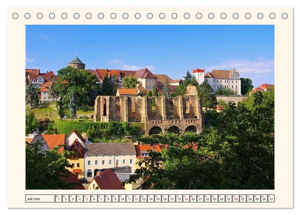 Produktbild: Bautzen - Rundgang durch die mittelalterliche Stadt (Tischkalender 2026 DIN A5 quer), CALVENDO Monatskalender