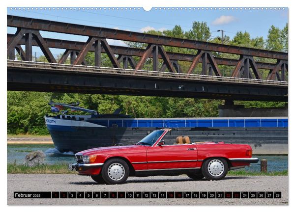 Produktbild: Ein Stern f&uuml;r Amerika - Mercedes Benz 560 SL (Wandkalender 2025 DIN A2 quer), CALVENDO Monatskalender