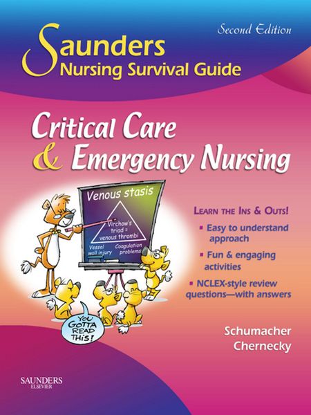 Produktbild: Saunders Nursing Survival Guide: Critical Care & Emergency Nursing