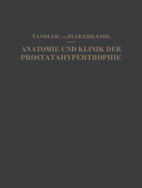 Produktbild: Studien zur Anatomie und Klinik der Prostatahypertrophie