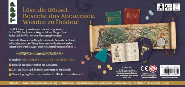 Produktbild: Die Schriftrolle der Geheimnisse &ndash; Schatten &uuml;ber Lysharia
