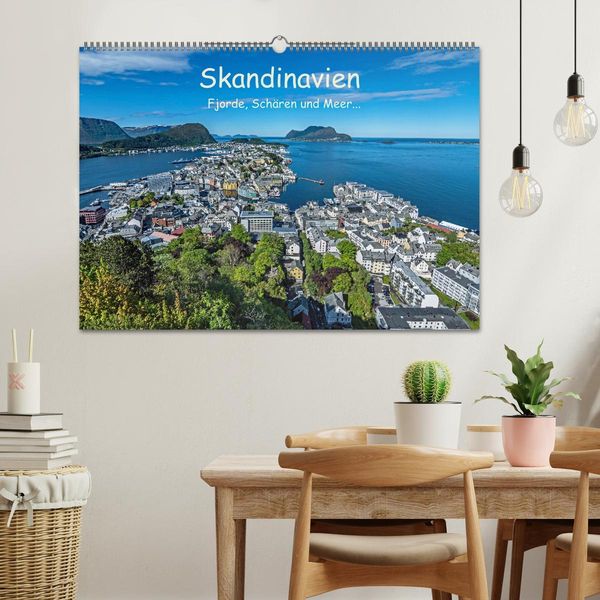 Produktbild: Skandinavien - Fjorde, Sch&auml;ren und Meer... (Wandkalender 2026 DIN A2 quer), CALVENDO Monatskalender