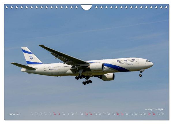 Produktbild: Airliners of the Middle East (Wall Calendar 2026 DIN A4 landscape), CALVENDO 12 Month Wall Calendar