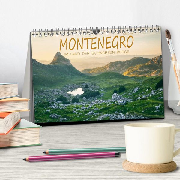 Produktbild: Montenegro - Im Land der schwarzen Berge (Tischkalender 2026 DIN A5 quer), CALVENDO Monatskalender