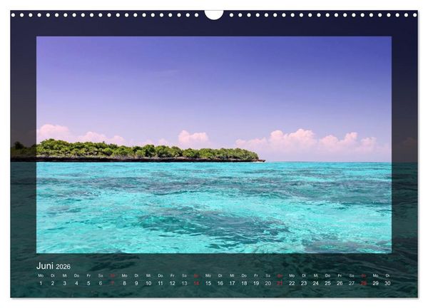 Produktbild: Sansibar (Wandkalender 2026 DIN A3 quer), CALVENDO Monatskalender