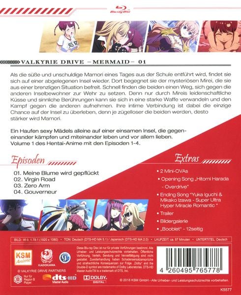 Produktbild: Valkyrie Drive - Marmaid - Volume 1: Episode 01-04