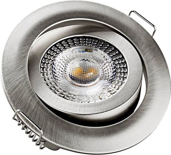 Produktbild: Heitronic 500666 DL7202 LED-Einbauleuchte LED LED fest eingebaut 5W Silber