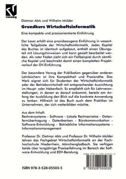 Produktbild: Grundkurs Wirtschaftsinformatik