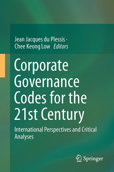 Produktbild: Corporate Governance Codes for the 21st Century