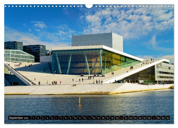 Produktbild: Oslo Impressionen (Wandkalender 2026 DIN A3 quer), CALVENDO Monatskalender