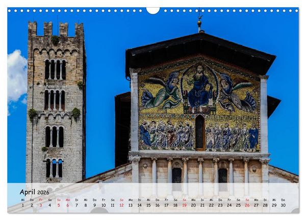 Produktbild: Bezauberndes Lucca (Wandkalender 2026 DIN A3 quer), CALVENDO Monatskalender