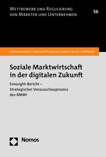 Produktbild: Soziale Marktwirtschaft in der digitalen Zukunft