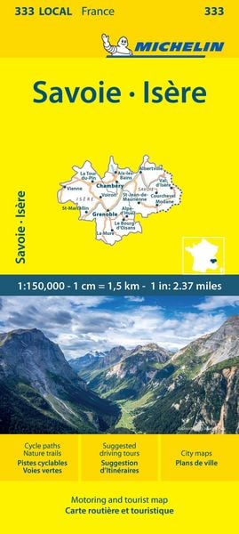 Produktbild: Isere Savoie - Michelin Local Map 333