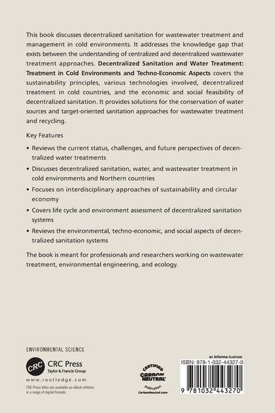 Produktbild: Decentralized Sanitation and Water Treatment