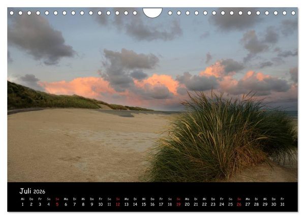Produktbild: Strandimpressionen von der Nordsee (Wandkalender 2026 DIN A4 quer), CALVENDO Monatskalender