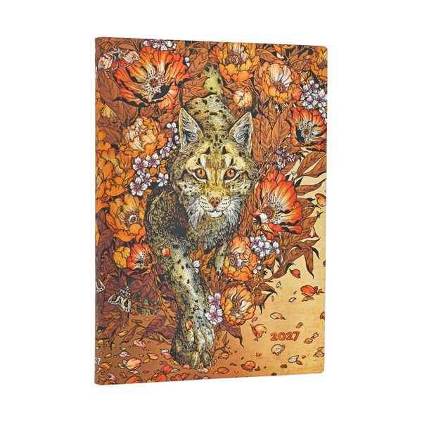 Produktbild: 12-Monatskalender 2027 Aufsteigender Luchs Midi Horizontal